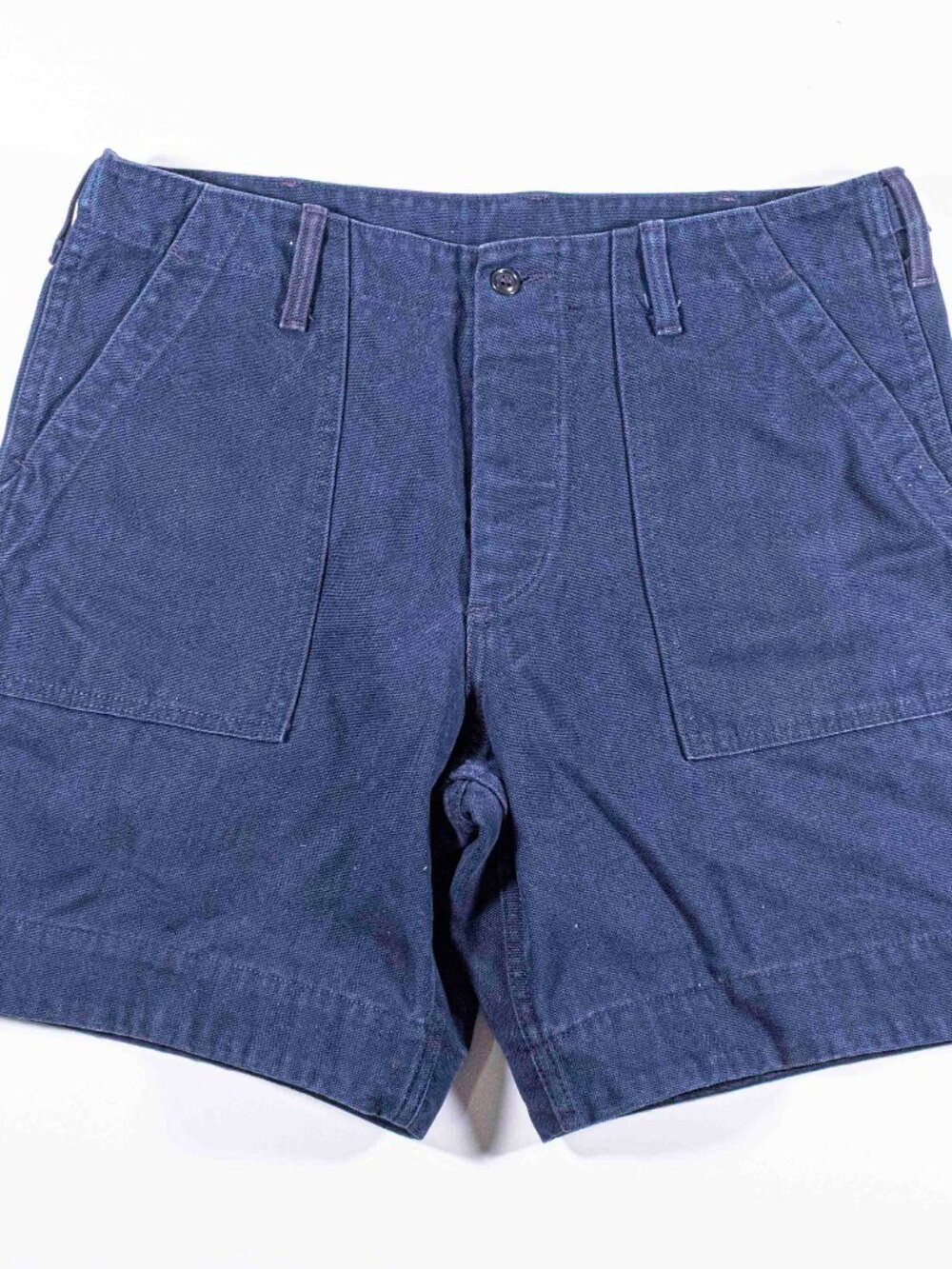 Filson Field Supply Shorts Made in USA Button Fly 36 Navy Blue Workwear Mens